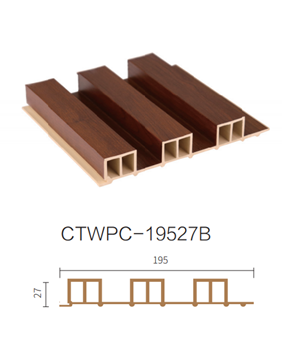 ألواح جدران داخلية بديل خشب .BROWN.L2900.W186